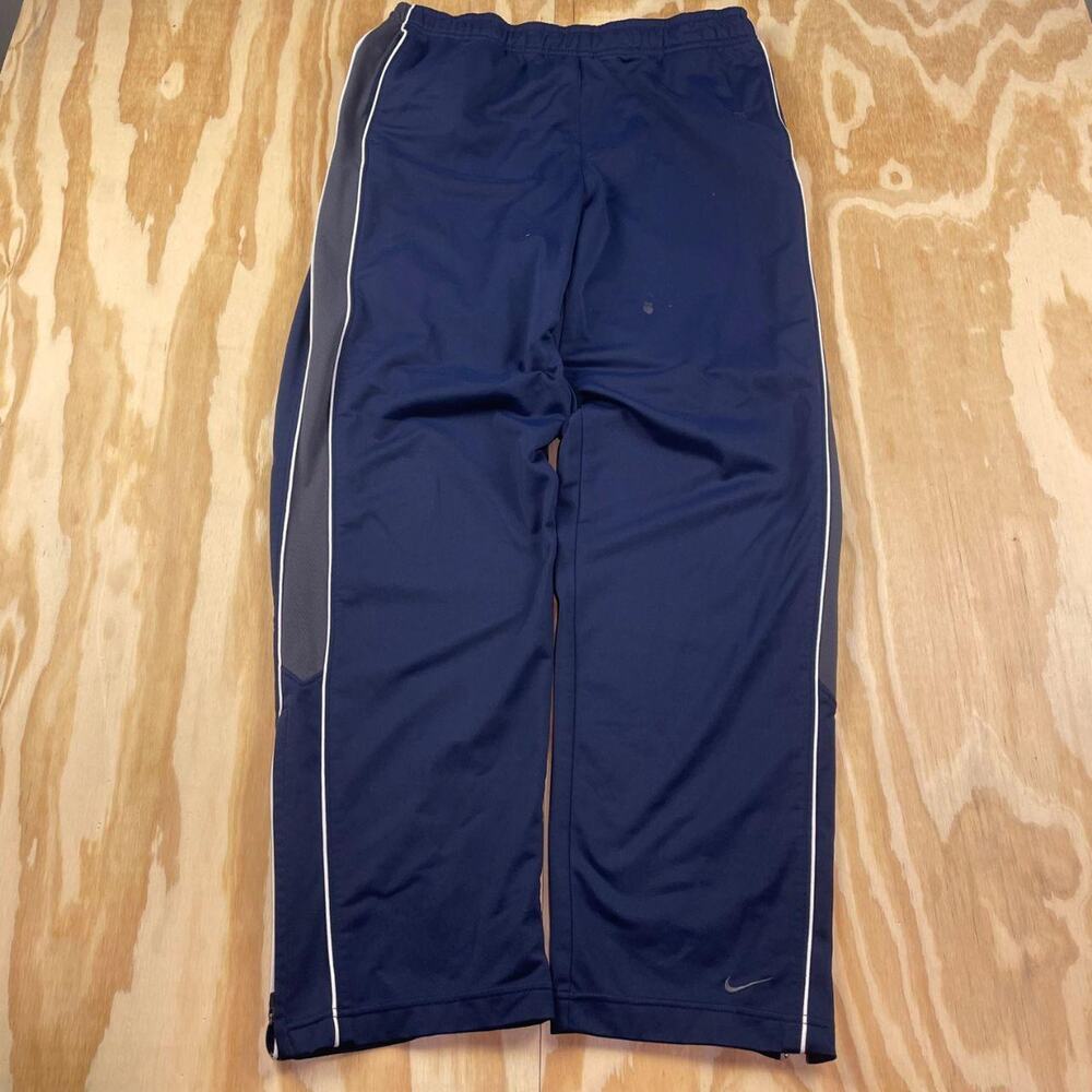 Vintage Y2K Nike Track Pants – Navy Blue – Men’s XL – Silver Tag
